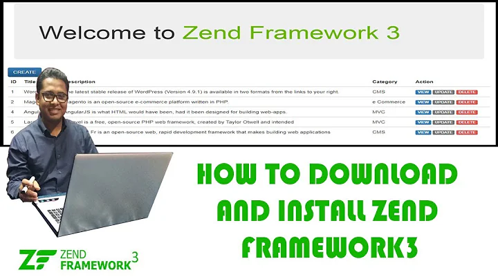 How to download and install Zend framework 3 in localhost Part-1