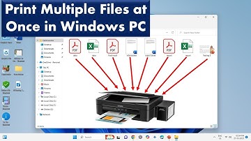 How to Print Multiple Files at Once in Windows PC