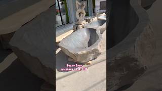 Ванна из камня #ванна #ваннаякомната #ванная #дизайнгостиной #интерьер #дизайнмебели #мебель