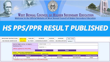 HS  PPS/PPR Result  Published 2020 | HS Review & Scrutiny Result Published 2020 🔥