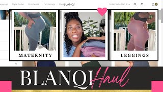 Haul Blanqi Maternity Leggings Try On & Review