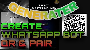 How to Create WhatsApp Qr code and Pair Code | Bot qr | Pair code | Deploy Bot | MASTER-MD