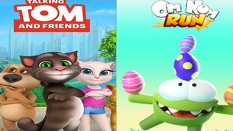 om nom run - talking tom - Angela - part 5 - game play