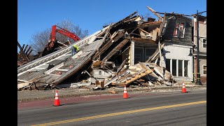 Masonic Block Building Comes Down