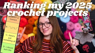 Ranking all my 2025 crochet & knit projects!!