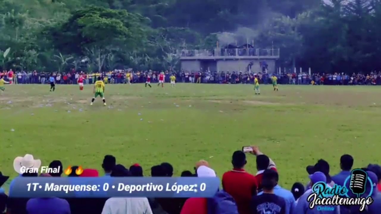Final de futbol fiesta de la aldea San Andrés Huista, Jacaltenango - Marquense vs. Deportivo López