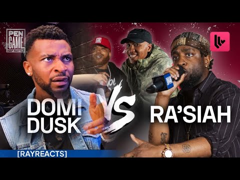 DOMI DUSK vs RASIAH | Pen Game Rap Battle 2025 | Uso Ray Reacts