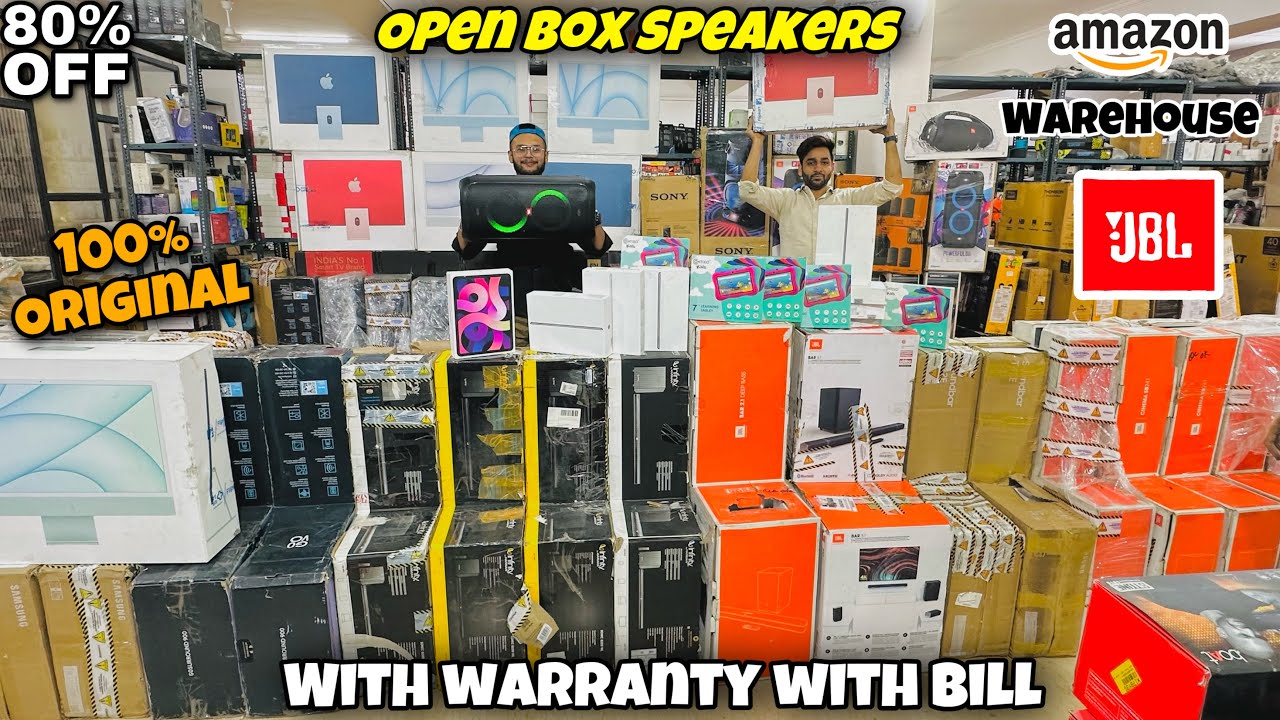 Original Open Box Speakers| flat 80% Off| 100% Original| With Warranty| Smart accessories Hub