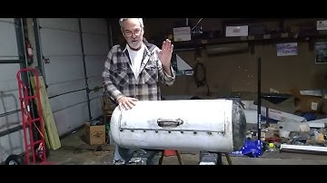 Building a reverse Offset Smoker with a Propane Tank Part 1