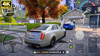 Cadillac CTS-V & Dodge Charger SRT Hellcat | Car Driving Multiplayer Gameplay  screenshot 4