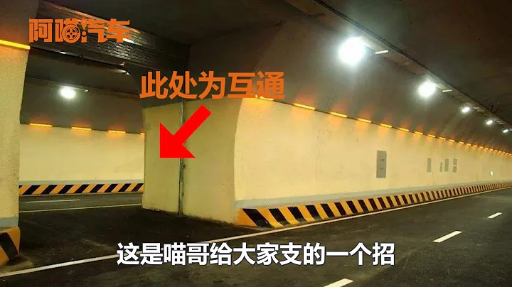 新手司机学学，跑高速隧道遇车祸老司机都这么做，关键时刻能保命 - 天天要闻