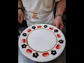 Large Circle Decoration Painting Process Learning to Paint from Scratch