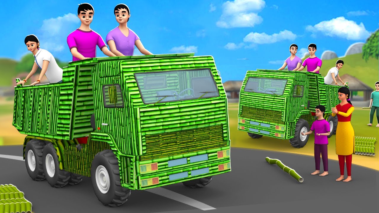 ಬಿದಿರಿನ ಟ್ರಕ್ - Bamboo Truck Story | Kannada Moral Stories 3D Animated ಕನ್ನಡ ನೈತಿಕ ಕಥೆಗಳು Maa Maa TV