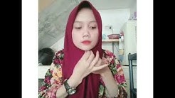 Tutorial jilbab segi empat tanpa daleman jilbab ðŸ˜¬ - Durasi: 1.56. 