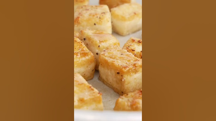 Crispy Pan Fried Tofu