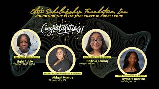 Congratulations to our 2026 Elite Scholarship Foundation, Inc. Scholarship Awardees!