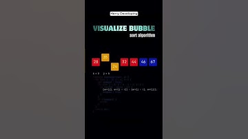 💡 Bubble Sort Visualized! | Learn Sorting with Animation 🎥✨ #shorts #short #shortvideo #video #fyp