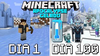 SOBREVIVI 100 DIAS no APOCALIPSE de GELO em MINECRAFT - O FILME