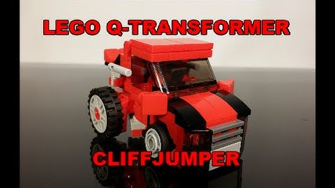 Lego Transformers Q Transformers Cliffjumper By BX Brix