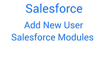 Add New User Salesforce Module #salesforce #salesforcetutorial #trailhead #crm #trending #youtube