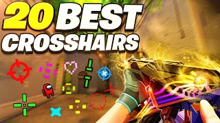 20 BEST Crosshairs in Valorant 2024! (PROS USE THESE) 🏆