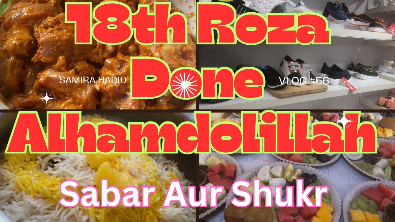Our 18th Iftar And My Eid Shopping 🛍️ How To Manage Home In Ramadan 🌙Kitchen Cleaning Habits 👍