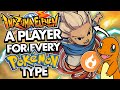 I made an inazuma eleven player for every pokemon type