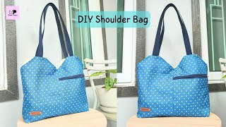 Shoulder Bag Sewing Tutorial | DIY Shoulder Bag Tutorial
