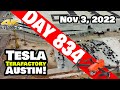 MORE SOUTH-END ACTION AT GIGA TEXAS! - Tesla Gigafactory Austin 4K  Day 834 - 11/3/22 - Tesla Texas