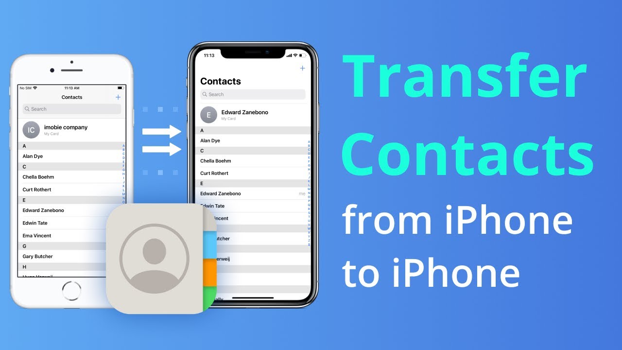 [4 Ways] How To Transfer contacts from iPhone to iPhone Tutorial 2023