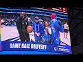 Dallas Mavericks Game Ball Delivery 12/2/23