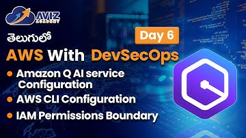 AWS & DevSecOps – Day 6 | Amazon Q AI Service, AWS CLI Configuration and Permissions Boundary