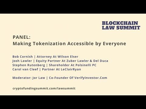 BLS2018: Panel - Making Tokenization Accessible by Everyone