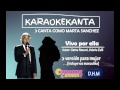 karaoke vivo por ella version para mujer