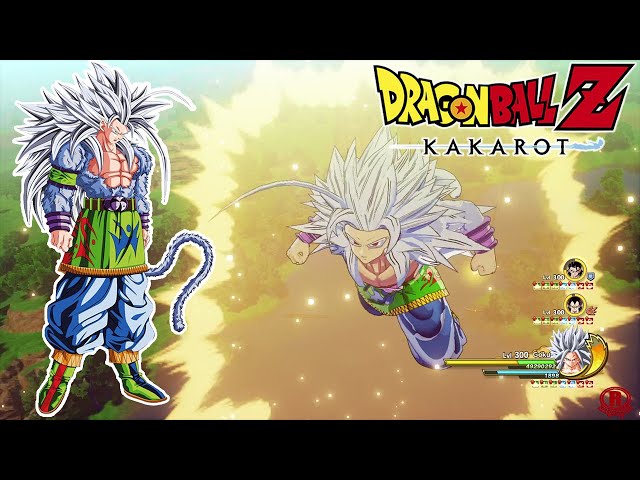 Dragon Ball Z: Kakarot - Super Saiyan 5 Goku Gameplay & Boss