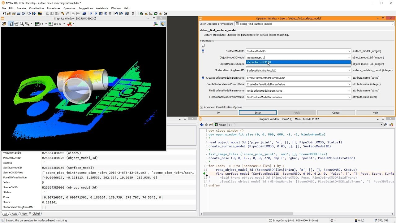 Introduction to Surfacebased Matching with MVTec HALCON YouTube
