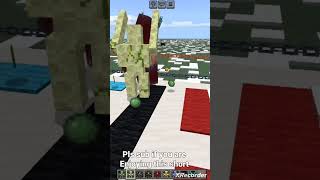 different golems  vs warden  (minecraft mob fight ) part 1