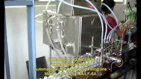 Liquid Filling Machines | Liquid Filler | Oil Filling Machine | FOR-BRO Liquid Filler