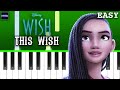 Ariana debose  this wish from wish  piano tutorial easy