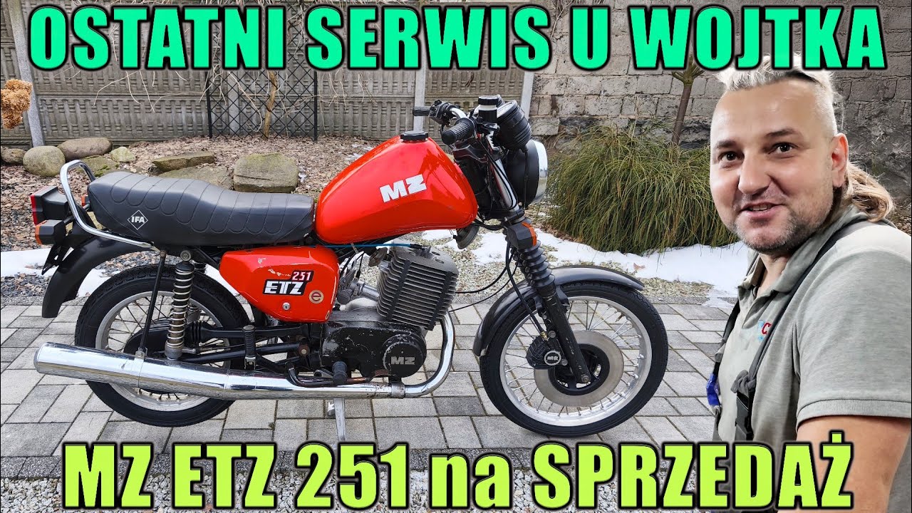 Wojtek zrobił MZ ETZ 251 na IGŁĘ 🤔🤔 Dopieszczamy MOTOCYKL przed SPRZEDAŻĄ 😀😀