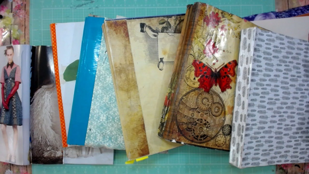 All my Collage Ephemera Books and Making Clusters 