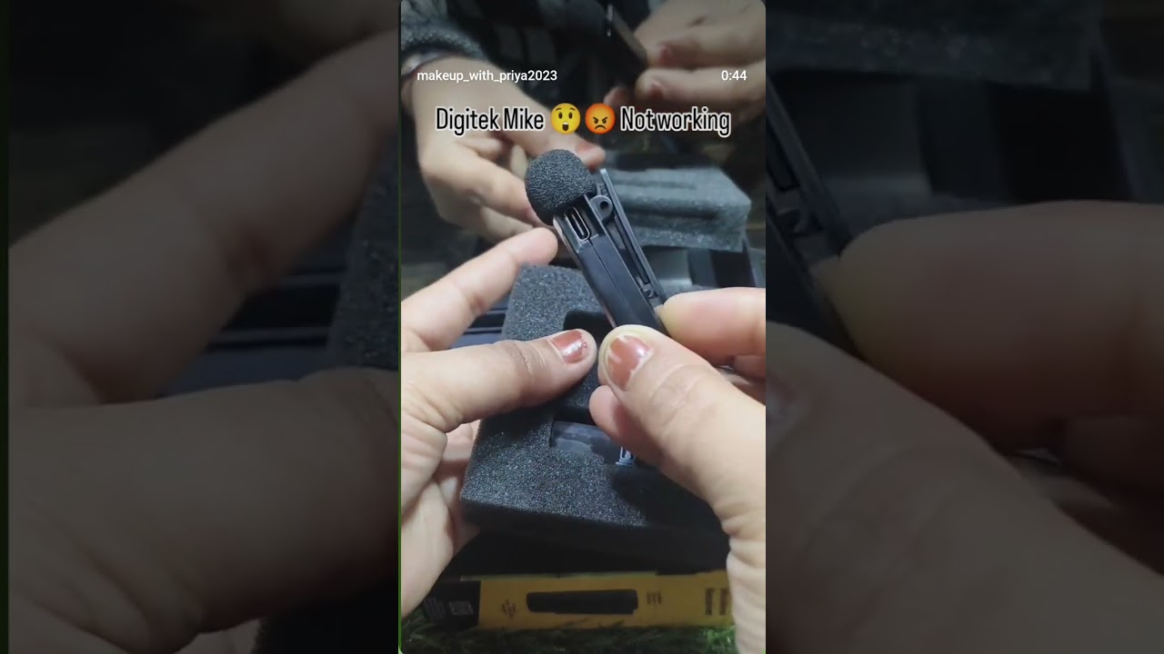 Digitek Mike 😲😡 Not working on video shoot 