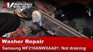 Samsung Washer Repair  Will Not Drain Error Code  Drain Pump Assembly Diagnostics