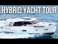 Touring a $935,000 Hybrid Yacht | Greenline 48 Coupe Hybrid Yacht Walkthrough