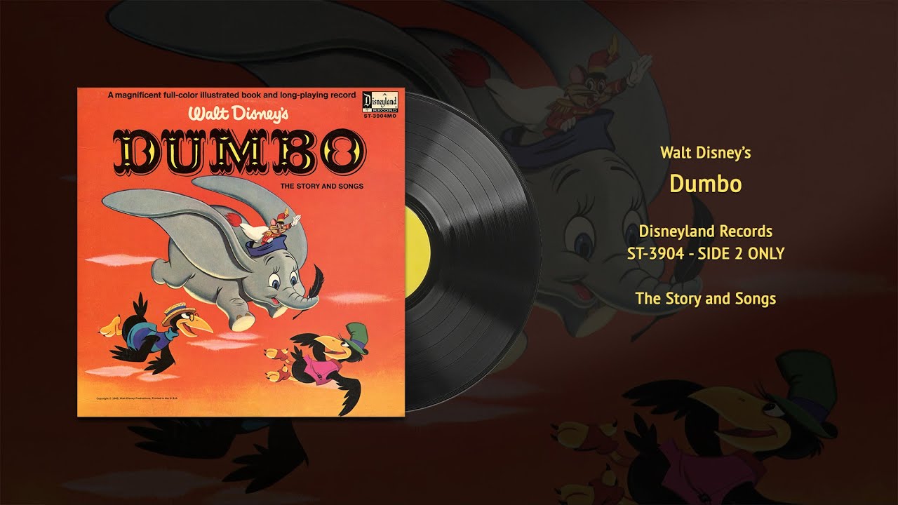 Walt Disney's Dumbo Story and Songs - Side 2 (ST-3904) | Vintage