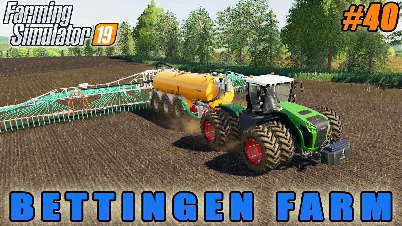 Farming simulator 19 | Bettingen Farm | Timelapse #40 | New tractor with slurry spreader ls19lt