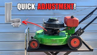 How to Adjust RPM on a Lawnboy