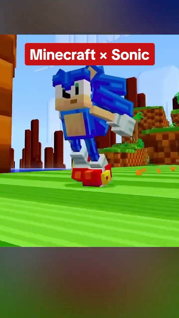 You can play as Sonic, Shadow, Tails, Knuckles, and Amy in Minecraft?? Sign us UP! #sonic #minecraft
