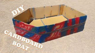 DIY Cardboard Boat!