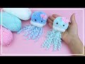 Такая милая игрушка без вязания! Очаровательные медузы из ниток / Charming jellyfish of yarn DIY